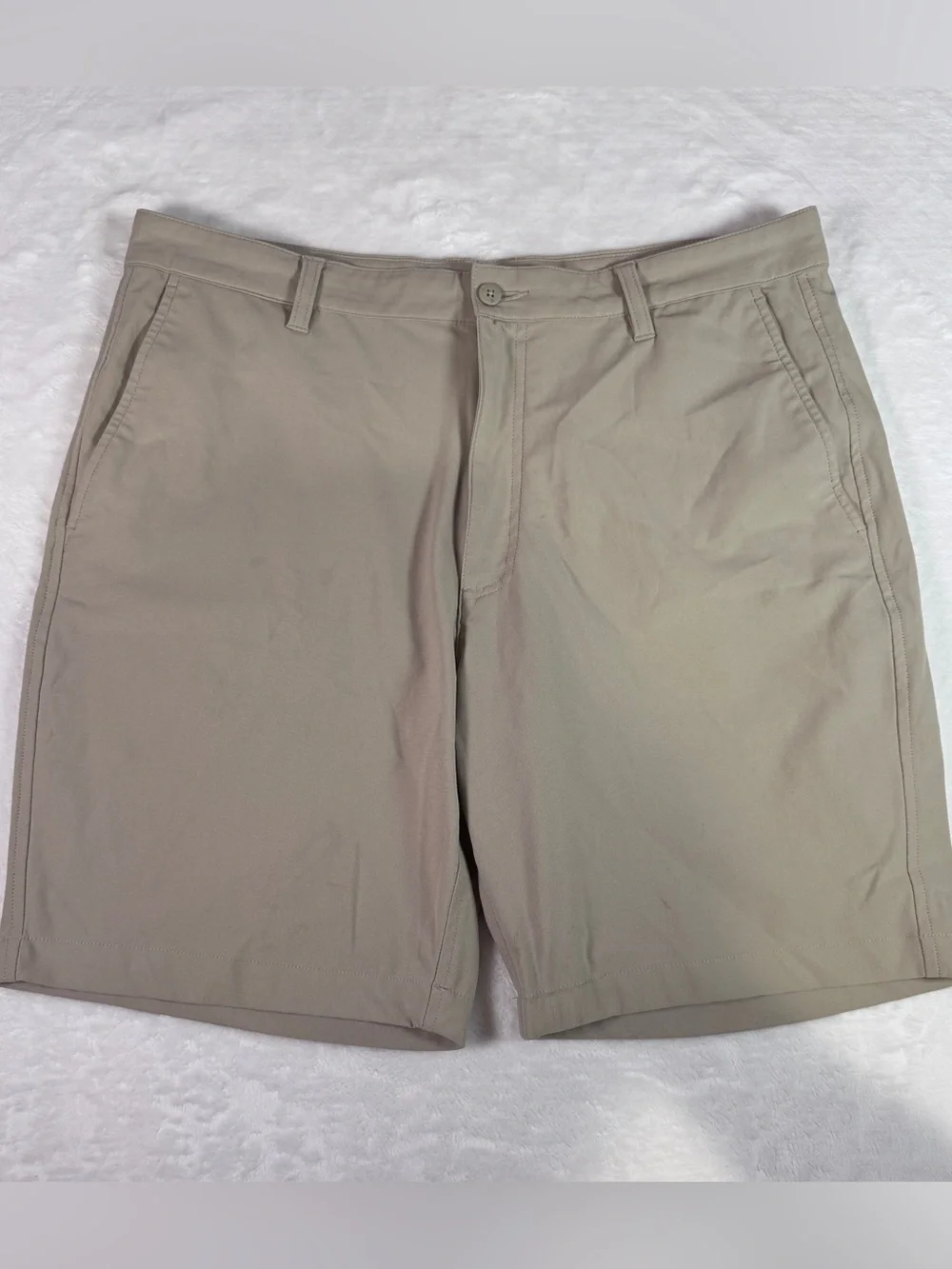 FootJoy Men’s Golf Shorts Khaki Beige Performance Polyester Size 36